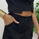 completo con gilet e gonna shorts double